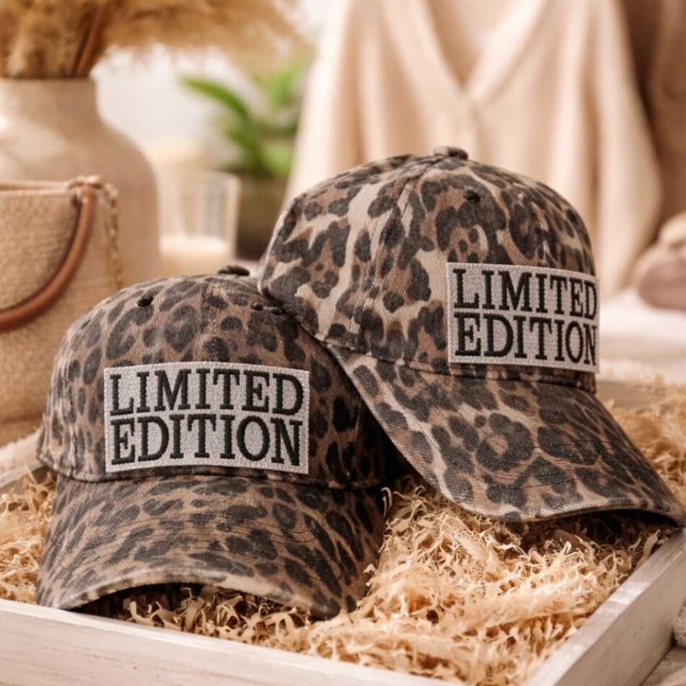 Limited Edition Leopard Print Baseball Cap - Brown